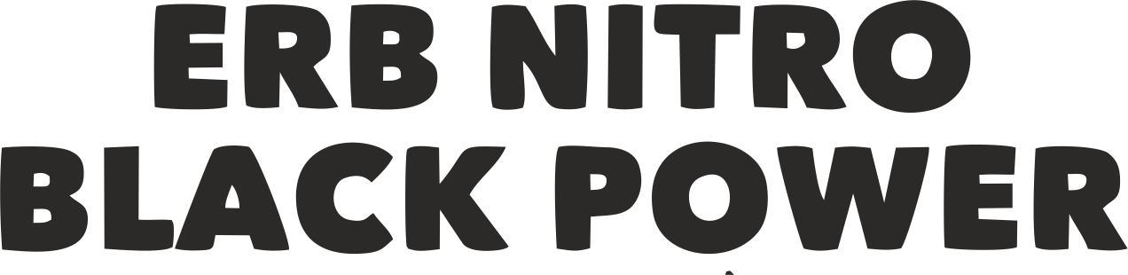 ERB NITRO BLACK POWER Logo